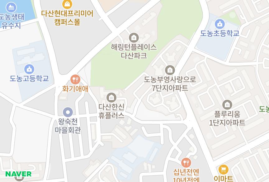 경기도 남양주시 다산동 신우가든 위치·실거래 시세 지도