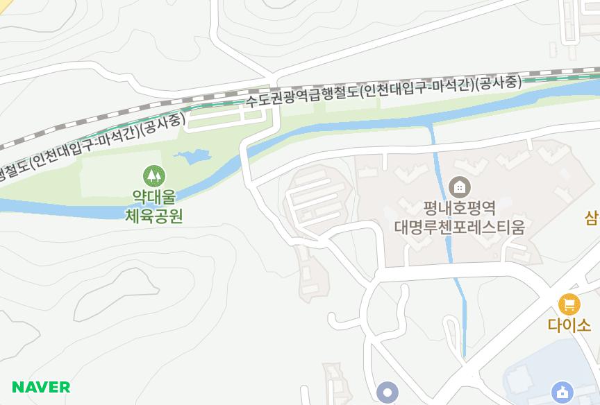 경기도 남양주시 평내동 희망 위치·실거래 시세 지도