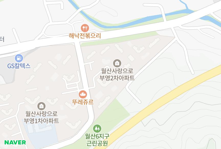 경기도 남양주시 화도읍 답내리 남양주월산사랑으로부영2단지 위치·실거래 시세 지도