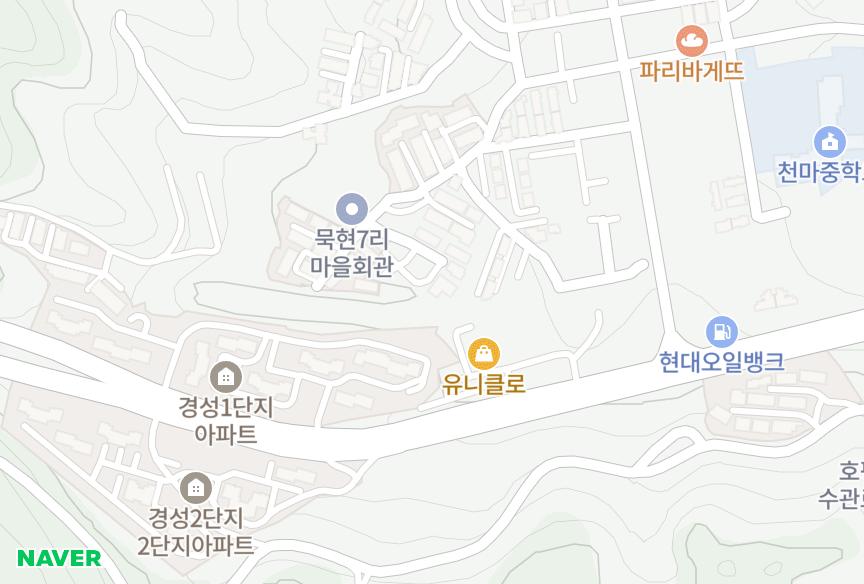 경기도 남양주시 화도읍 묵현리 동호 위치·실거래 시세 지도