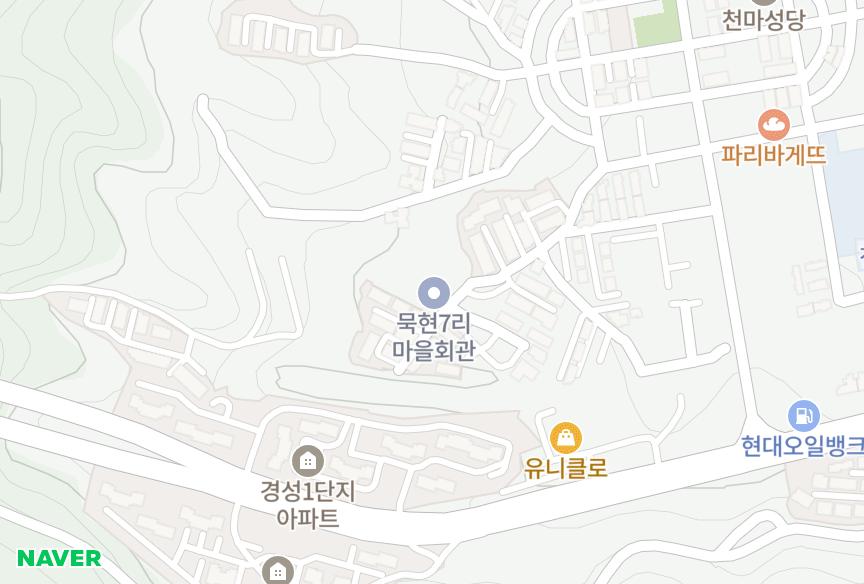 경기도 남양주시 화도읍 묵현리 귀뚜라미 위치·실거래 시세 지도