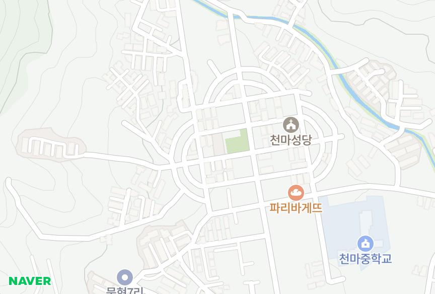 경기도 남양주시 화도읍 묵현리 천마 위치·실거래 시세 지도