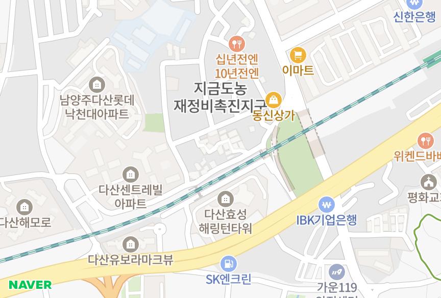 경기도 남양주시 다산동 건영 위치·실거래 시세 지도