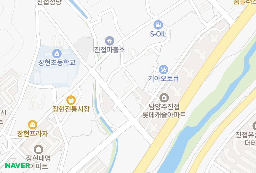 경기도 남양주시 진접읍 장현리 진양 위치·실거래 시세 지도