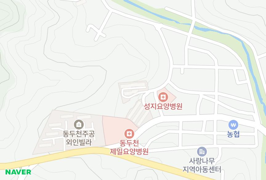 경기도 동두천시 광암동 한성 위치·실거래 시세 지도