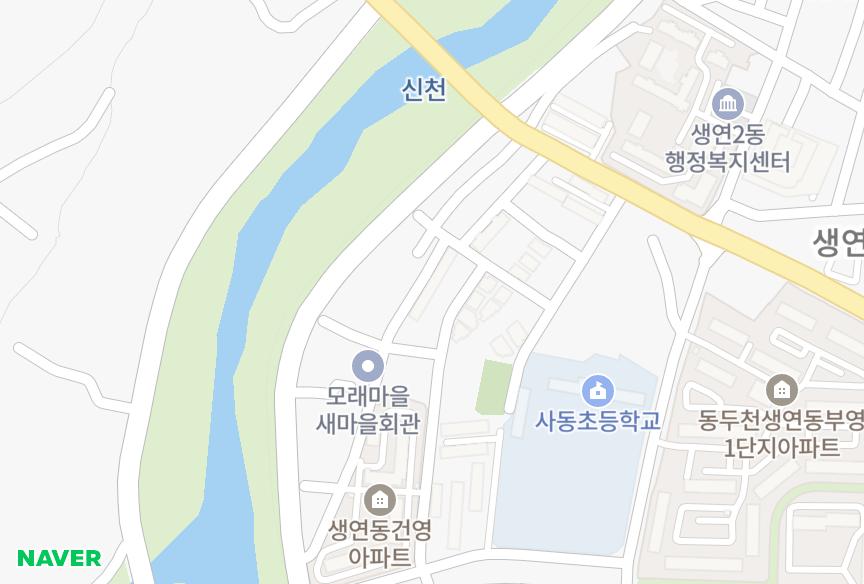 경기도 동두천시 생연동 생연화성아파트5차 위치·실거래 시세 지도