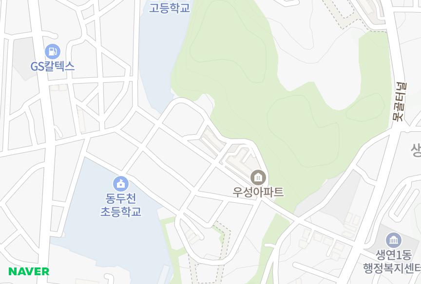 경기도 동두천시 생연동 동원 위치·실거래 시세 지도