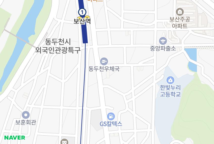 경기도 동두천시 생연동 칼리아 위치·실거래 시세 지도