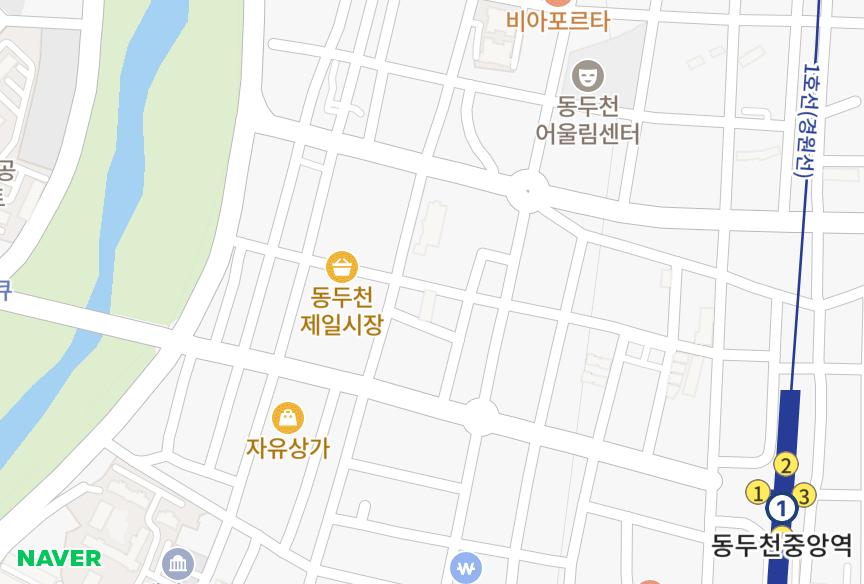 경기도 동두천시 생연동 대림 위치·실거래 시세 지도