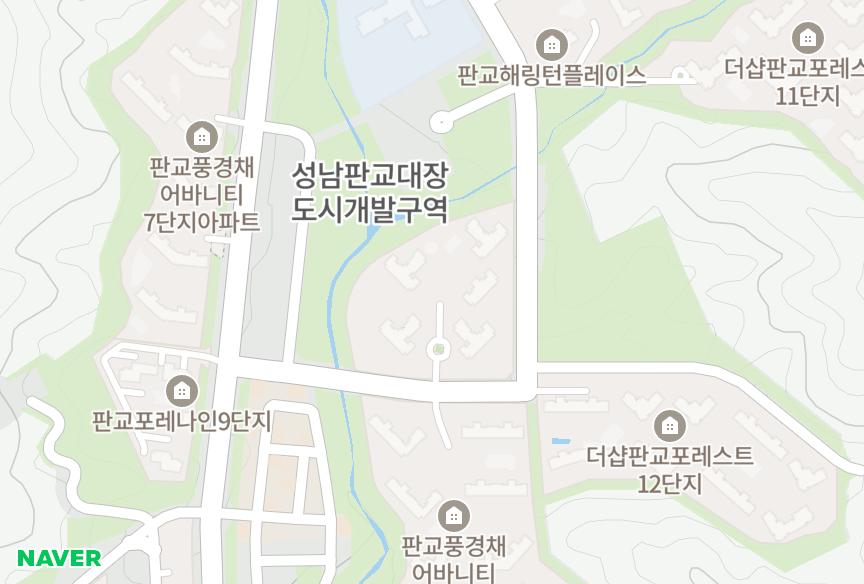 경기도 성남시 분당구 대장동 힐스테이트판교엘포레A4BL 위치·실거래 시세 지도