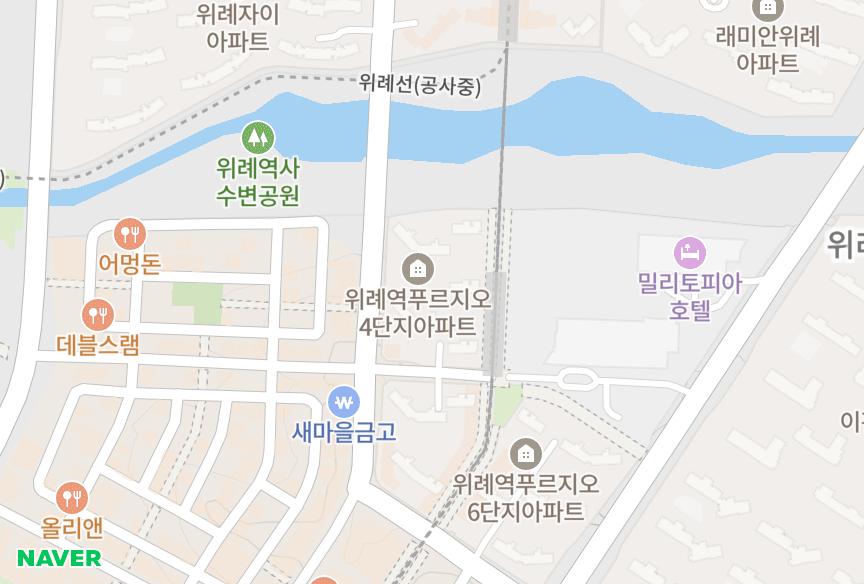 경기도 성남시 수정구 창곡동 위례역푸르지오4단지 위치·실거래 시세 지도