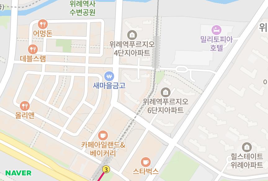 경기도 성남시 수정구 창곡동 위례역푸르지오5단지 위치·실거래 시세 지도
