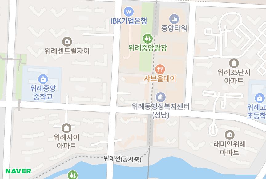 경기도 성남시 수정구 창곡동 위례보미리즌빌 위치·실거래 시세 지도
