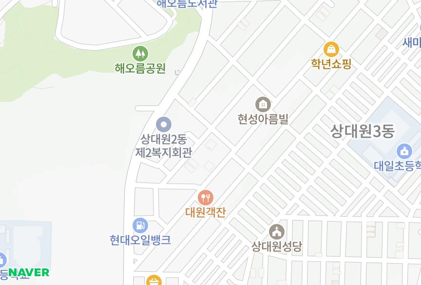 경기도 성남시 중원구 상대원동 태영파크뷰 위치·실거래 시세 지도