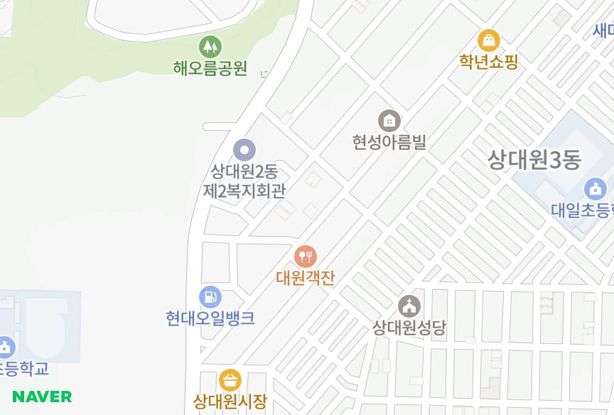 경기도 성남시 중원구 상대원동 새광 위치·실거래 시세 지도