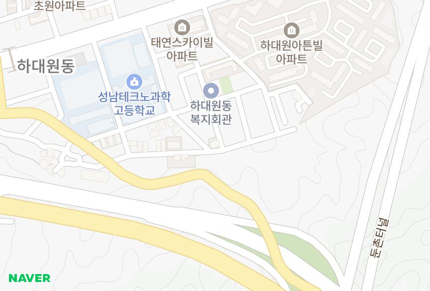 경기도 성남시 중원구 하대원동 가나 위치·실거래 시세 지도