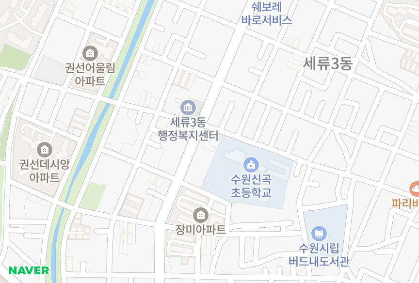 경기도 수원시 권선구 세류동 경일 위치·실거래 시세 지도