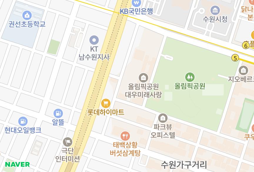 경기도 수원시 권선구 권선동 DK-ECO권선 위치·실거래 시세 지도