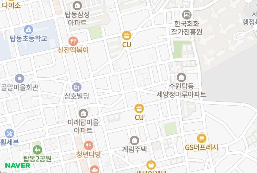 경기도 수원시 권선구 탑동 가림26차가동 위치·실거래 시세 지도
