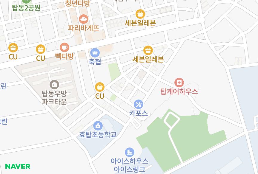 경기도 수원시 권선구 탑동 대건칸타빌리더스 위치·실거래 시세 지도