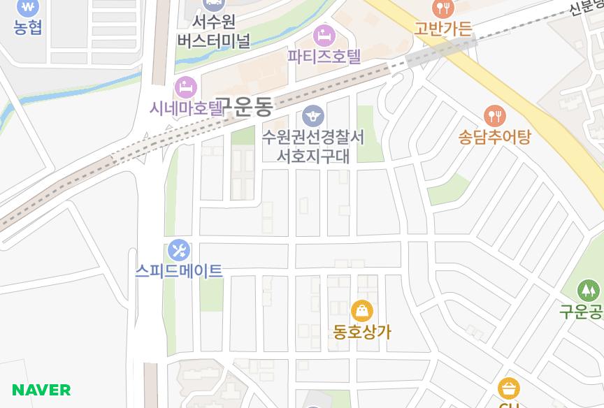 경기도 수원시 권선구 구운동 드림 위치·실거래 시세 지도
