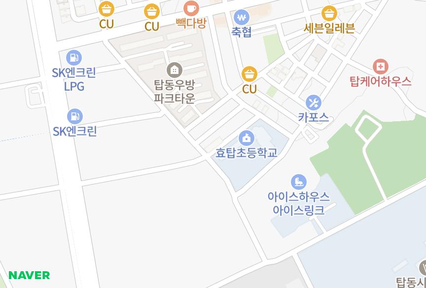 경기도 수원시 권선구 탑동 구림해피타운 위치·실거래 시세 지도
