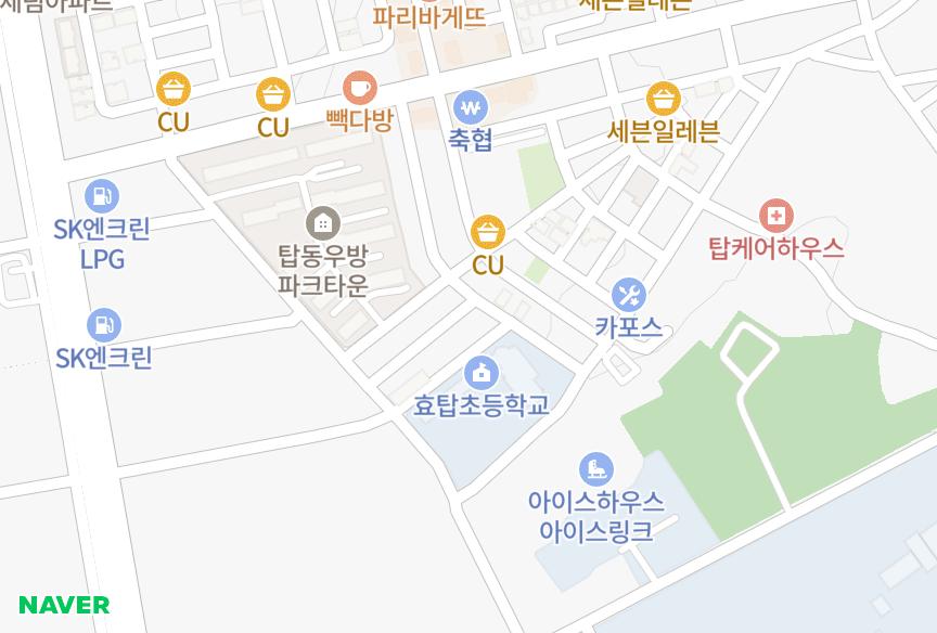 경기도 수원시 권선구 탑동 대건칸타빌 위치·실거래 시세 지도