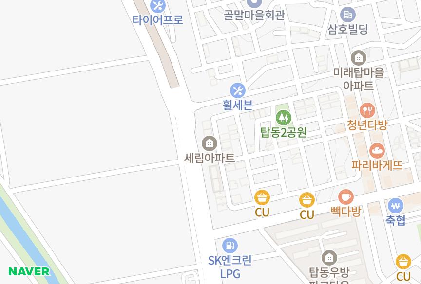 경기도 수원시 권선구 탑동 세림 위치·실거래 시세 지도