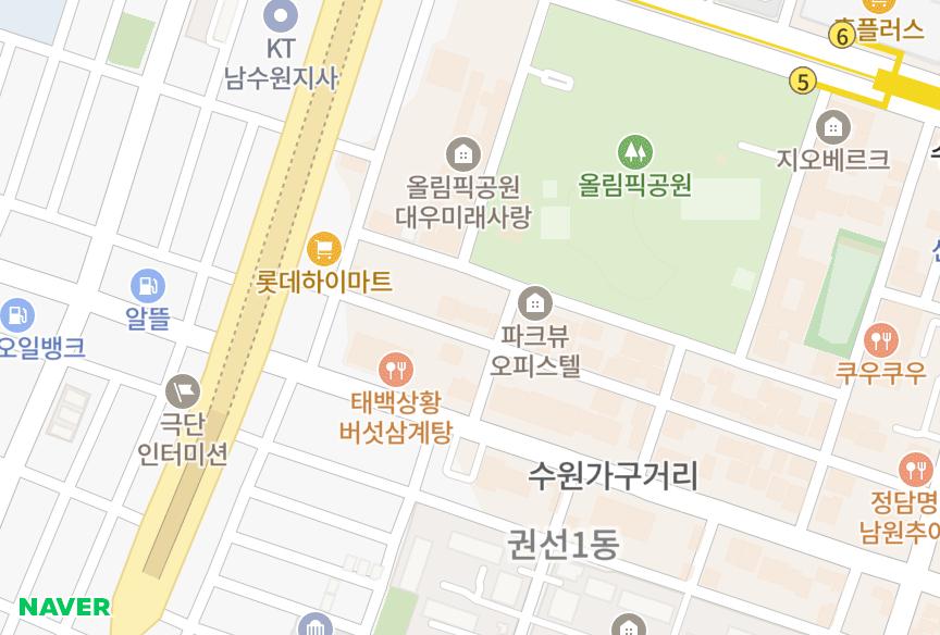 경기도 수원시 권선구 권선동 네이처인 위치·실거래 시세 지도