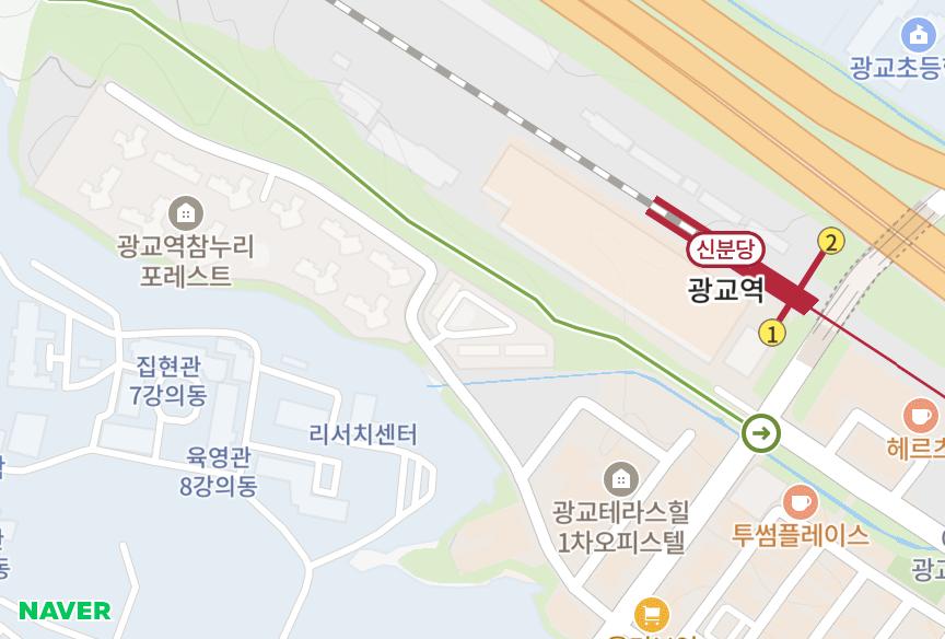 경기도 수원시 영통구 이의동 광교시티아이 위치·실거래 시세 지도