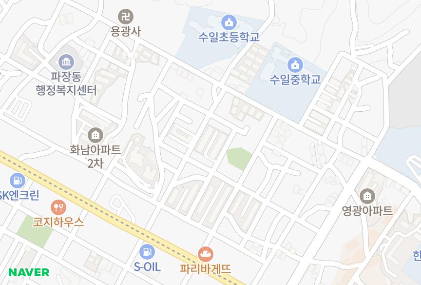 경기도 수원시 장안구 파장동 장안 위치·실거래 시세 지도