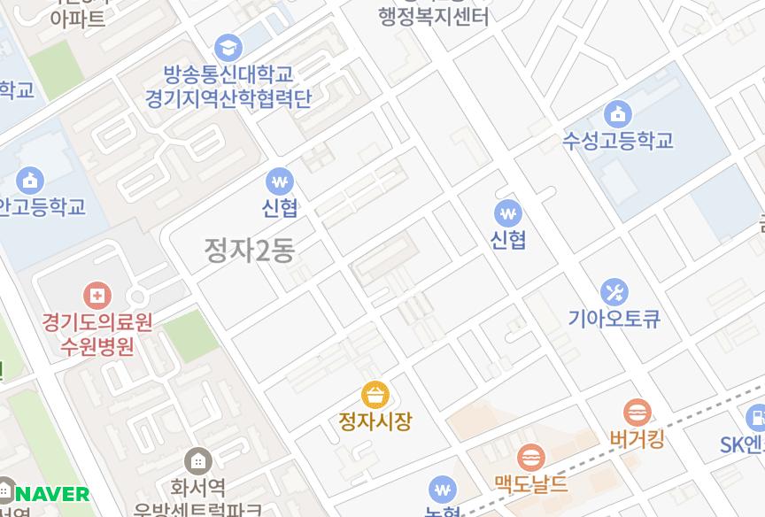 경기도 수원시 장안구 정자동 노블레스 위치·실거래 시세 지도