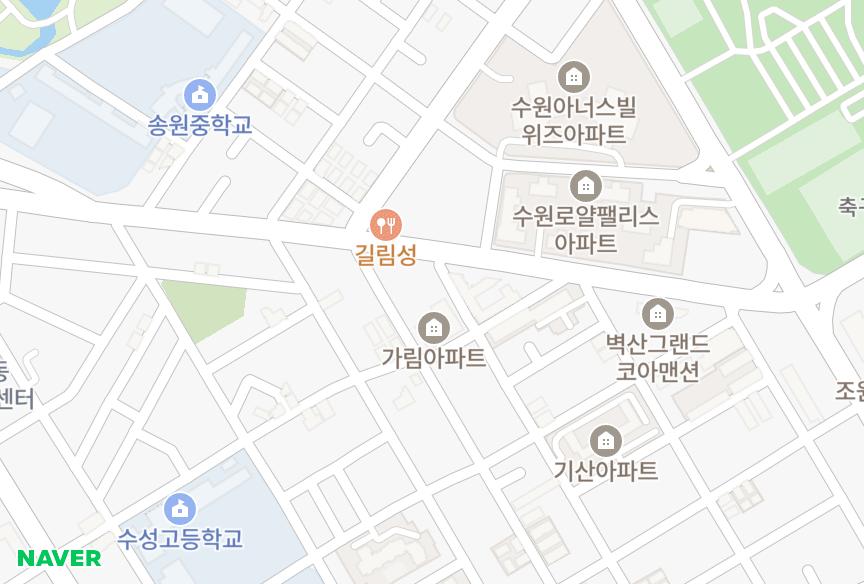 경기도 수원시 장안구 정자동 예은퍼스트타워 위치·실거래 시세 지도
