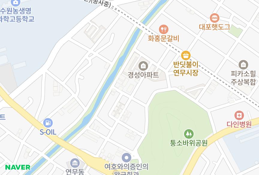 경기도 수원시 장안구 연무동 화영 위치·실거래 시세 지도