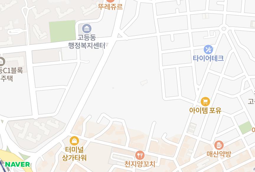 경기도 수원시 팔달구 고등동 해창 위치·실거래 시세 지도