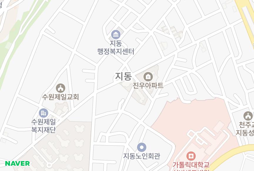 경기도 수원시 팔달구 지동 삼호 위치·실거래 시세 지도