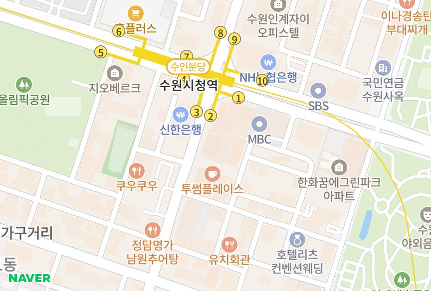 경기도 수원시 팔달구 인계동 벽산그랜드코아 위치·실거래 시세 지도