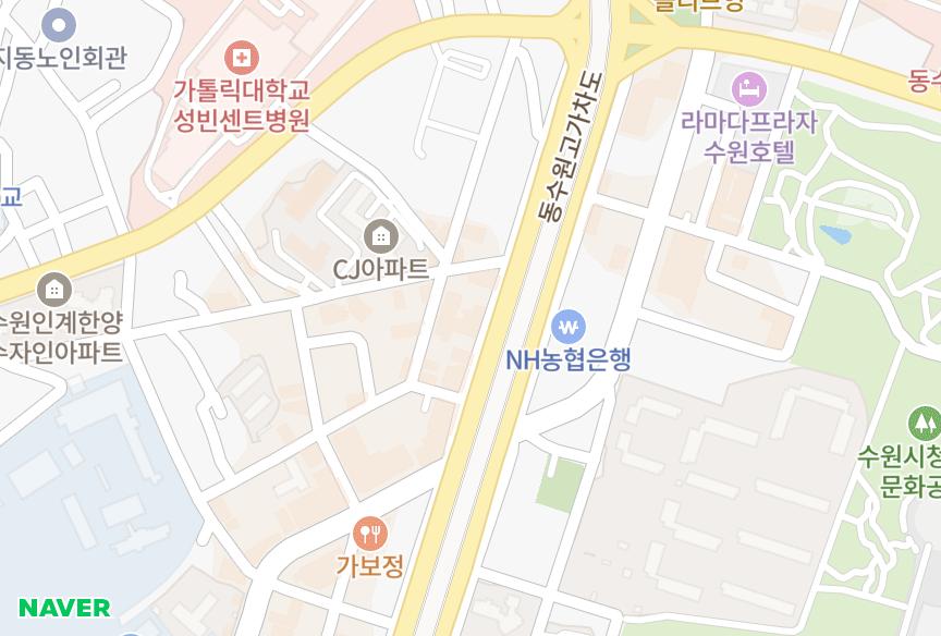 경기도 수원시 팔달구 인계동 인계아우름 위치·실거래 시세 지도