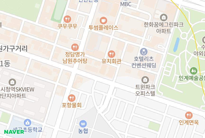 경기도 수원시 팔달구 인계동 엘디그린토피아 위치·실거래 시세 지도