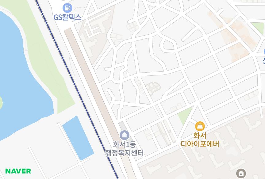 경기도 수원시 팔달구 화서동 성원 위치·실거래 시세 지도