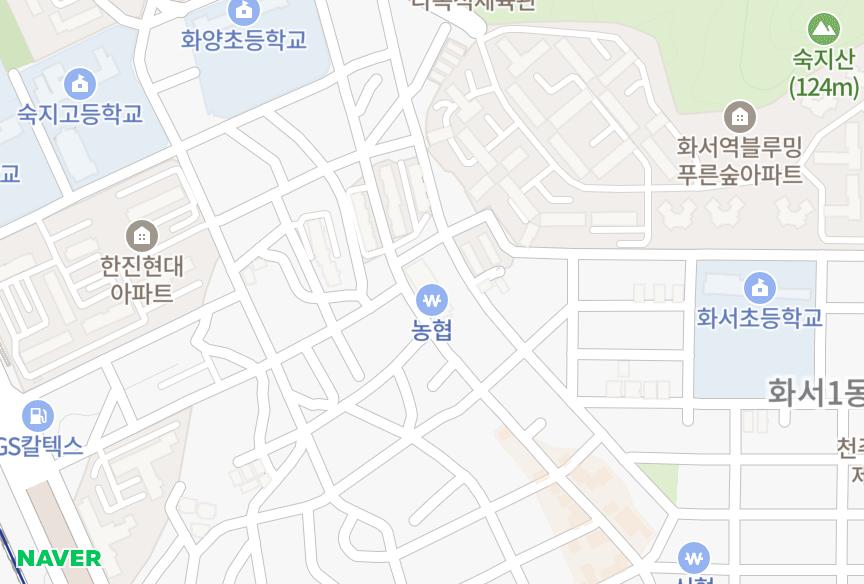 경기도 수원시 팔달구 화서동 신우 위치·실거래 시세 지도