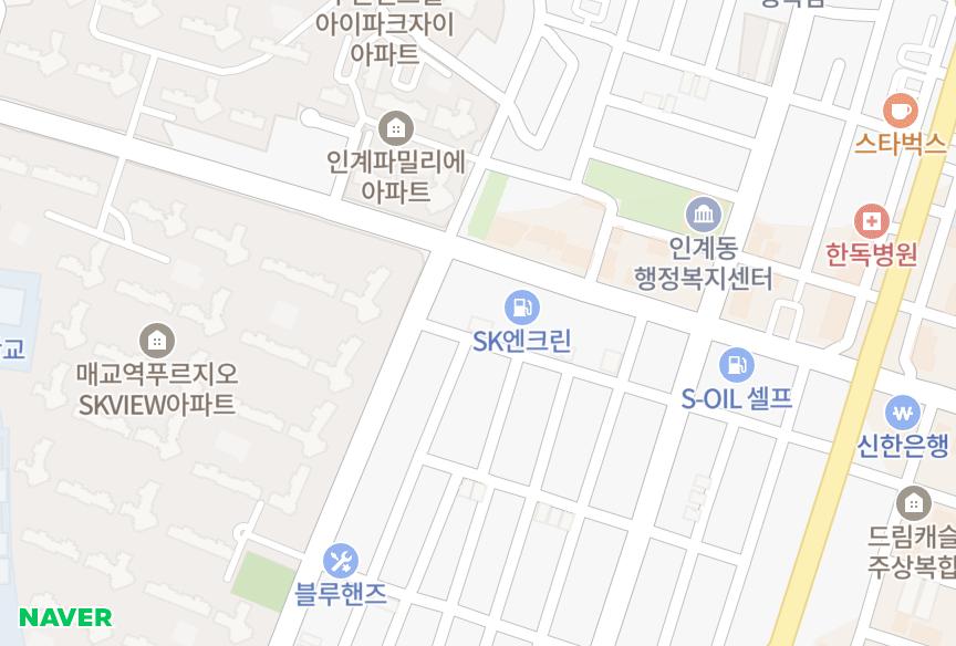 경기도 수원시 팔달구 인계동 다림해피빌 위치·실거래 시세 지도