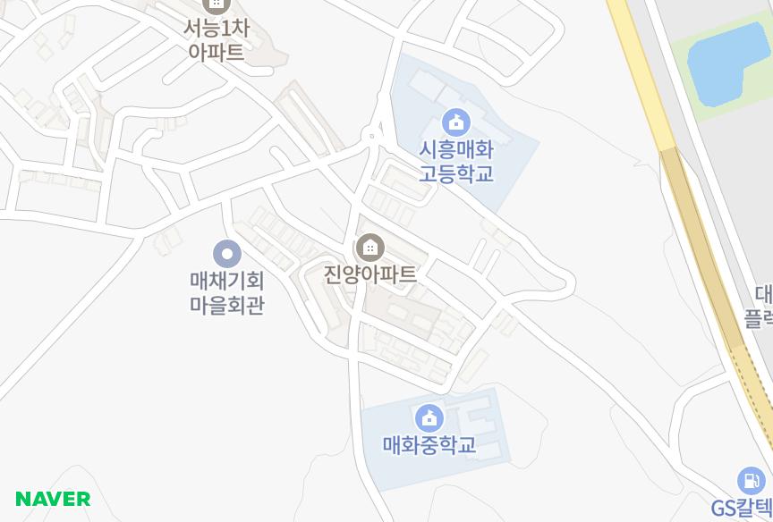 경기도 시흥시 매화동 진양101,102동 위치·실거래 시세 지도