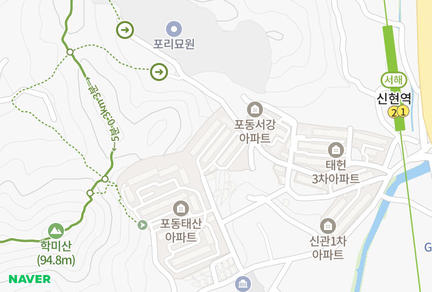 경기도 시흥시 포동 동진 위치·실거래 시세 지도