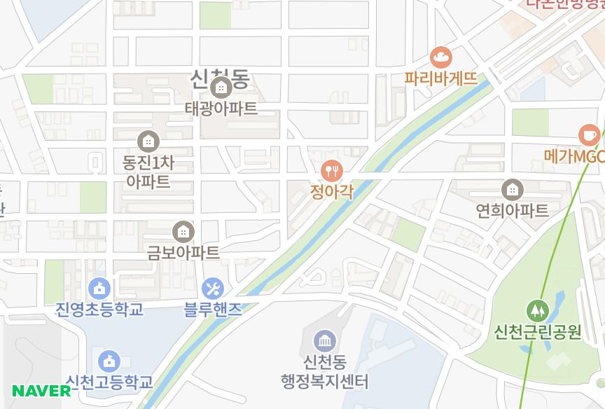 경기도 시흥시 신천동 동경4차 위치·실거래 시세 지도