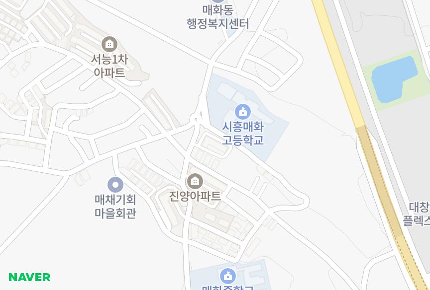 경기도 시흥시 매화동 동진 위치·실거래 시세 지도