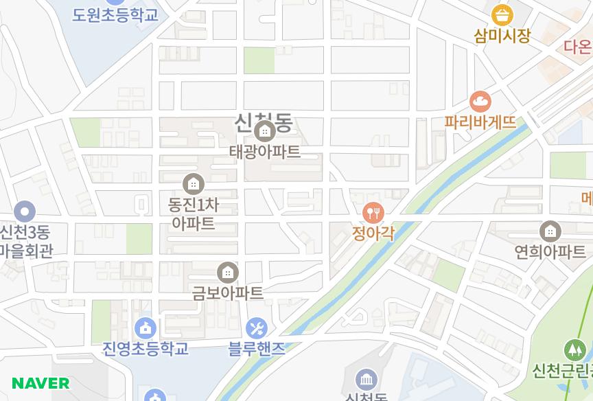경기도 시흥시 신천동 은하수드림힐 위치·실거래 시세 지도