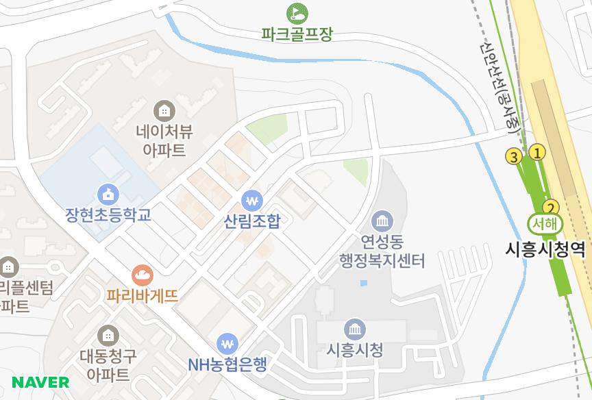 경기도 시흥시 장현동 드림펠리스 위치·실거래 시세 지도