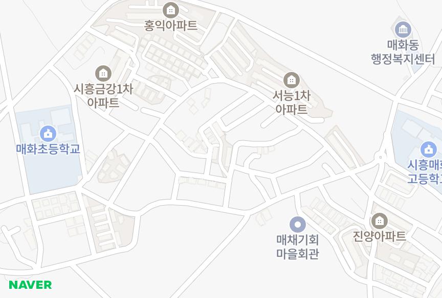 경기도 시흥시 매화동 대원3차 위치·실거래 시세 지도