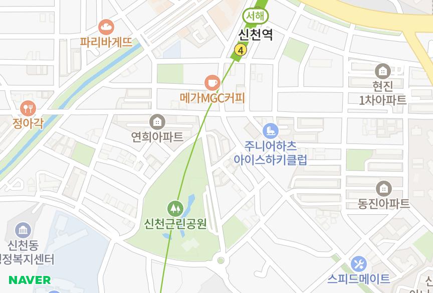 경기도 시흥시 신천동 대보 위치·실거래 시세 지도